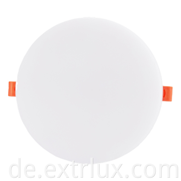 Recessed Round Iron Panel Light Front